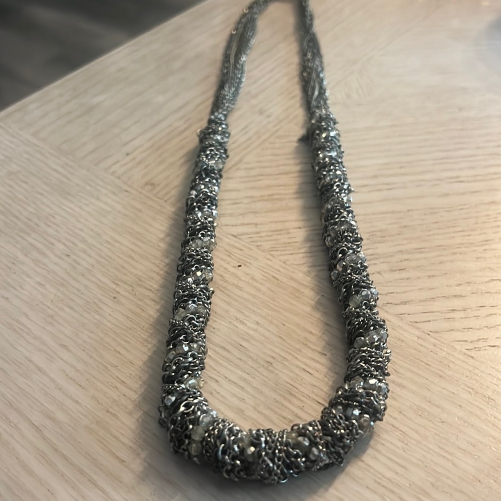 Bead and Chain Rock N' Roll Necklace